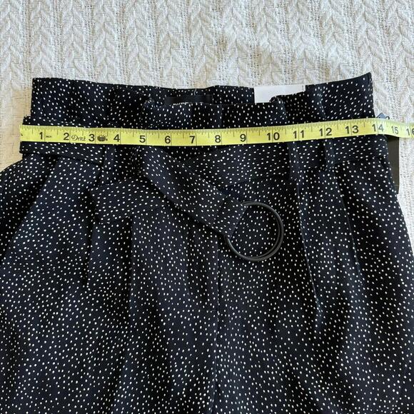 Express Women's Polka Dot Ankle Trousers Pants - Size 2P - Picture 5 of 9